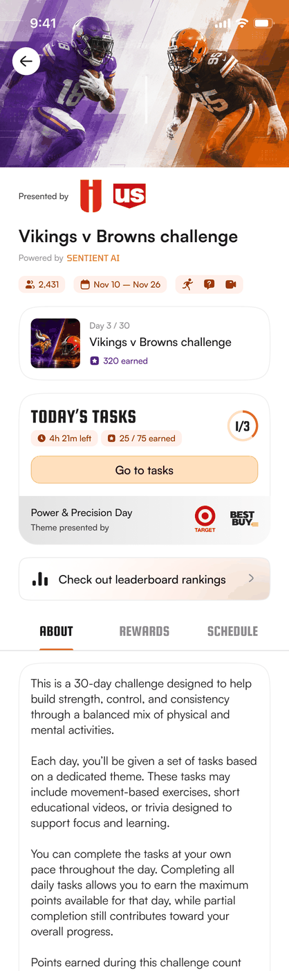 Join a Sponsored Challenge